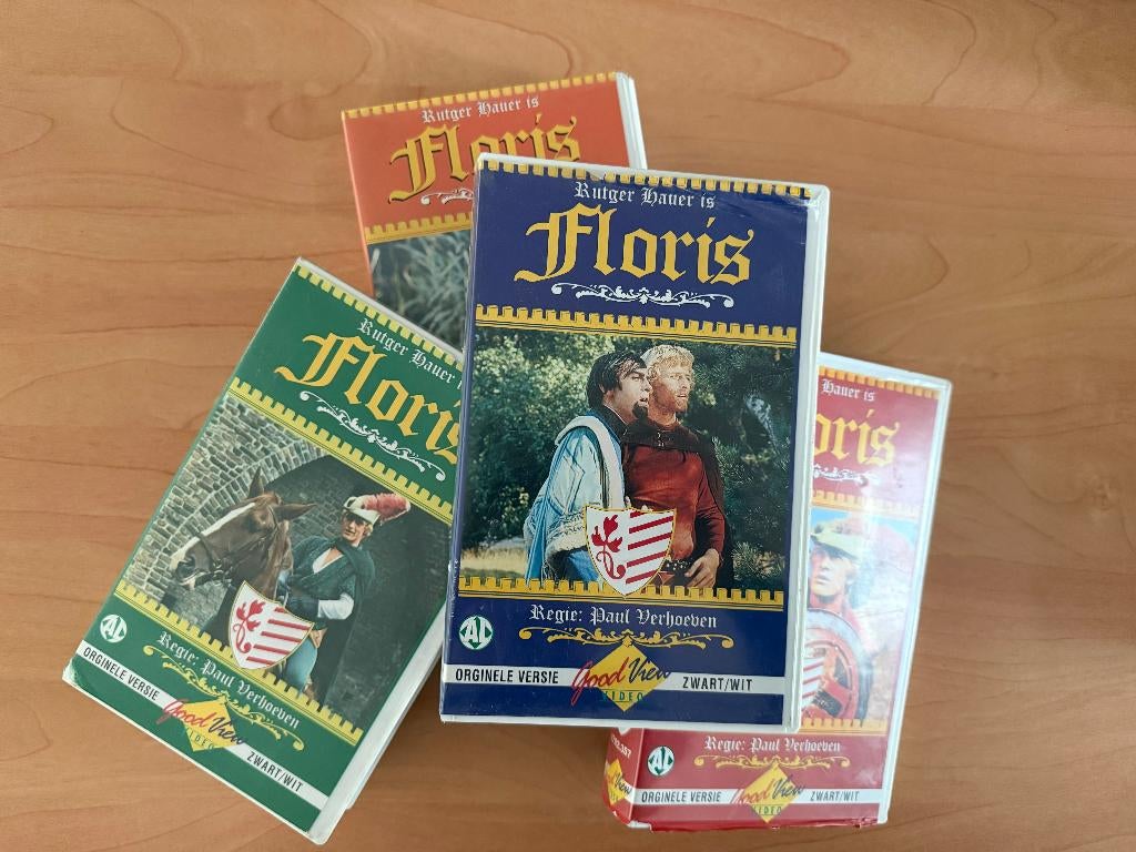 Floris VHS banden PAL, Gebruikt, Alle leeftijden, Kinderprogramma's en -films, Overige typen