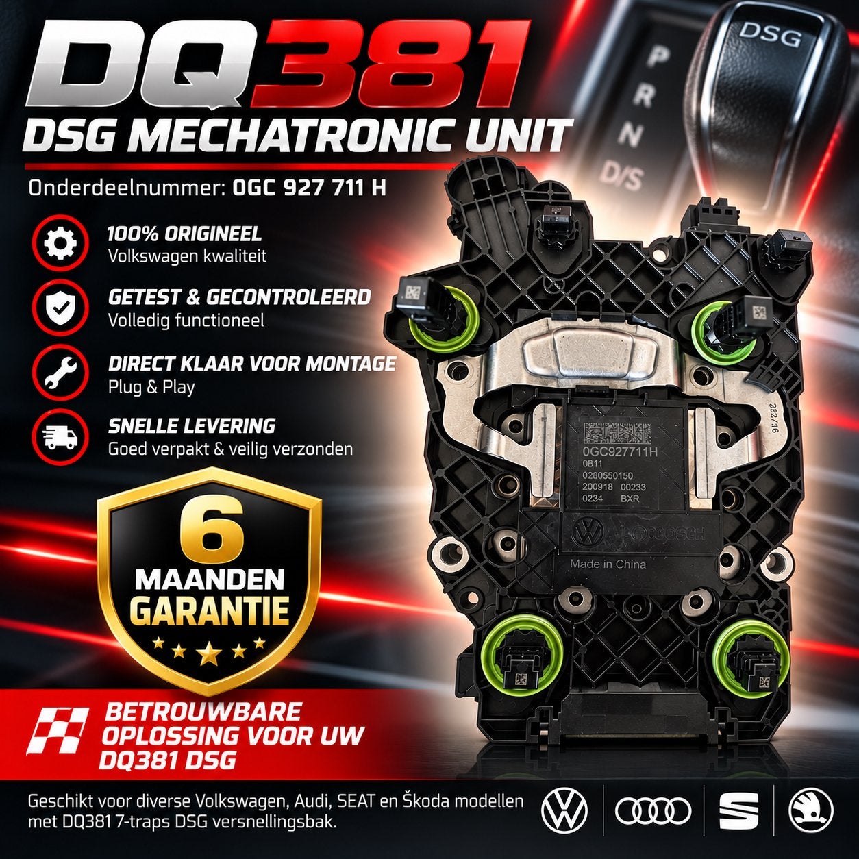 DQ381 DSG MECHATRONIC – 6 MAANDEN GARANTIE!, Ophalen of Verzenden, Nieuw, Mercedes-Benz