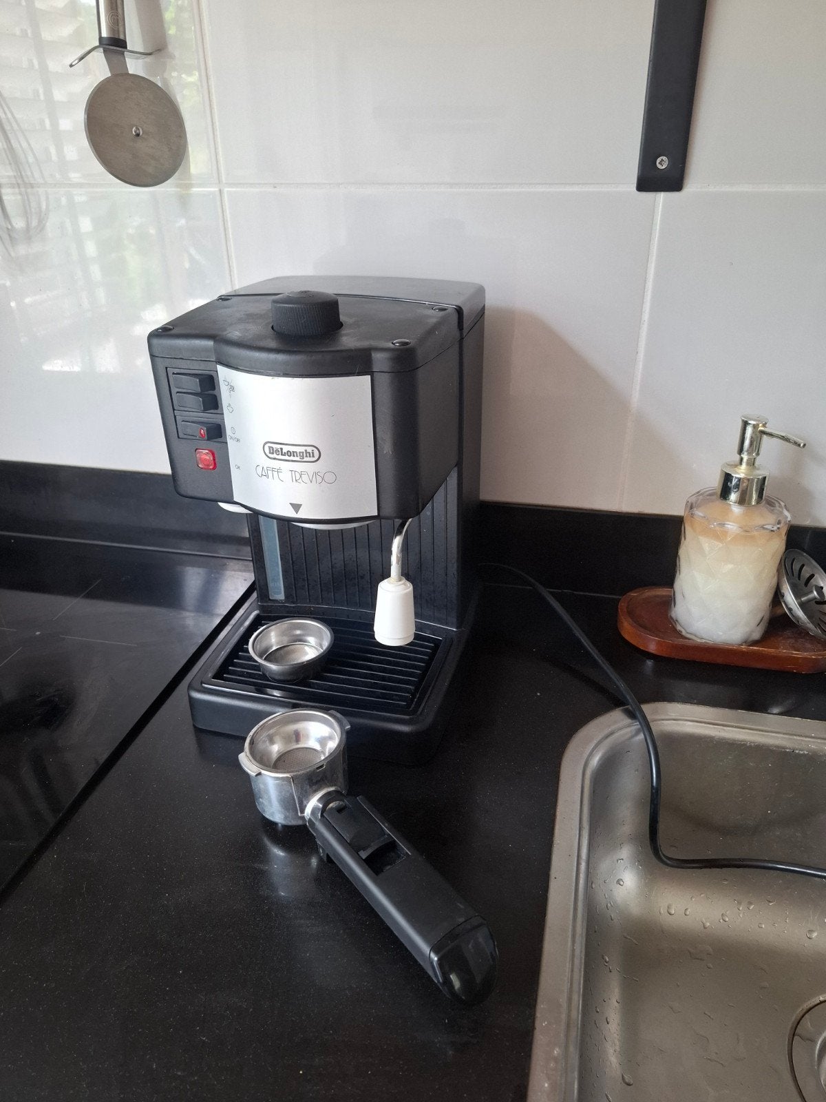 DeLonghi  Treviso Espressomachine koffieapparaat, Gebruikt, Espresso apparaat, Gemalen koffie, Ophalen of Verzenden