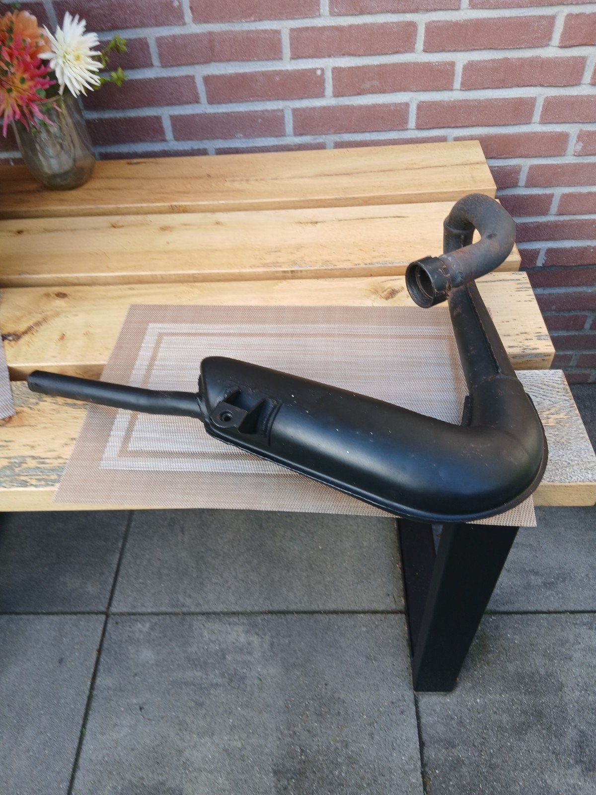 bromfiets uilaat, Ophalen, Zo goed als nieuw, Uitlaat, Honda mt 5 Yamaha dt Suzuki tsx