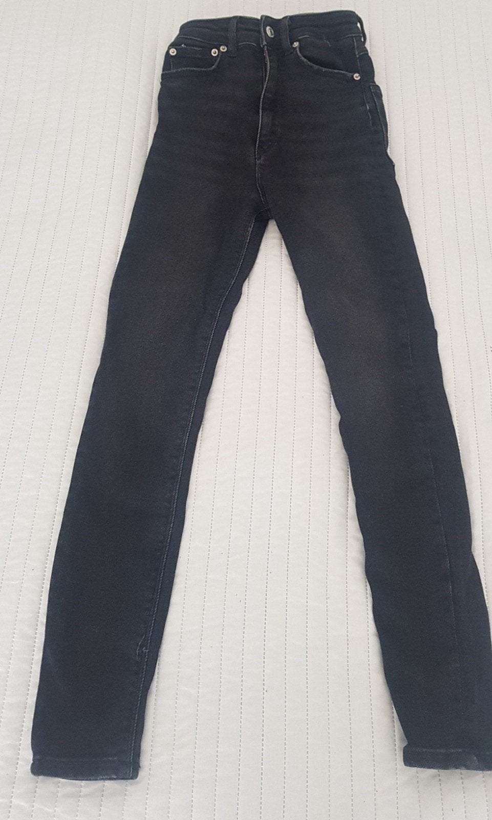 Zara jegging skinny jeans spijkerbroek zwart maat 34 broek, Verzenden, Zo goed als nieuw, W27 (confectie 34) of kleiner, Zara