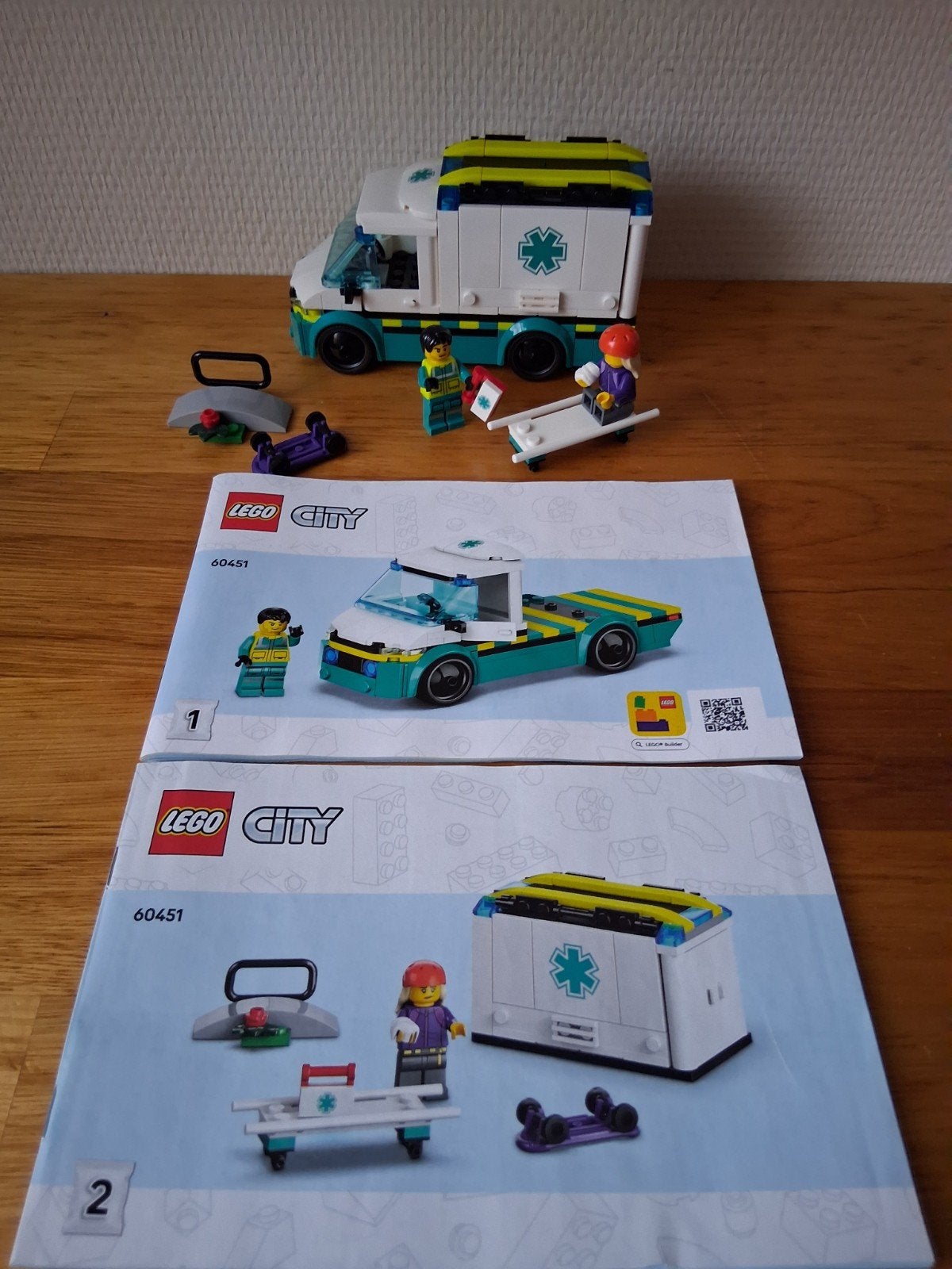 Lego City 60451 emergency ambulance complete zgan set, City, Lego, Ophalen of Verzenden, Zo goed als nieuw