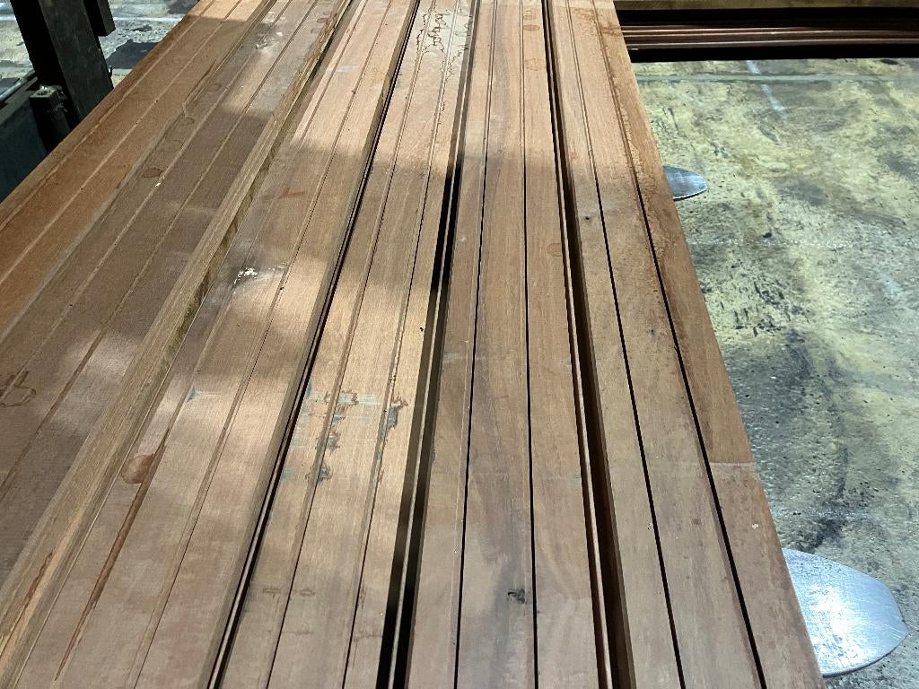 Hardhout-Massaranduba–planken–vlonderplanken-terrasplanken, Tuin en Terras, Terrasdelen en Vlonders, Ophalen, Nieuw, Hout