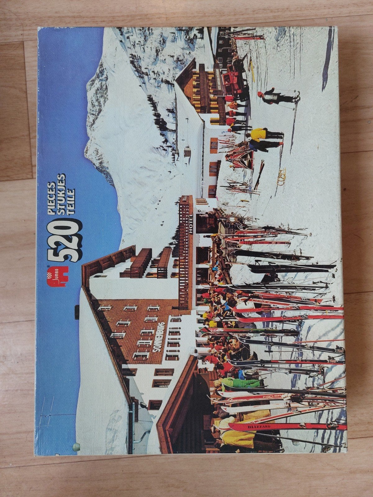 Jumbo Legpuzzel 500 stukjes - Ski landschap, Ophalen, 500 t/m 1500 stukjes, Gebruikt, Legpuzzel