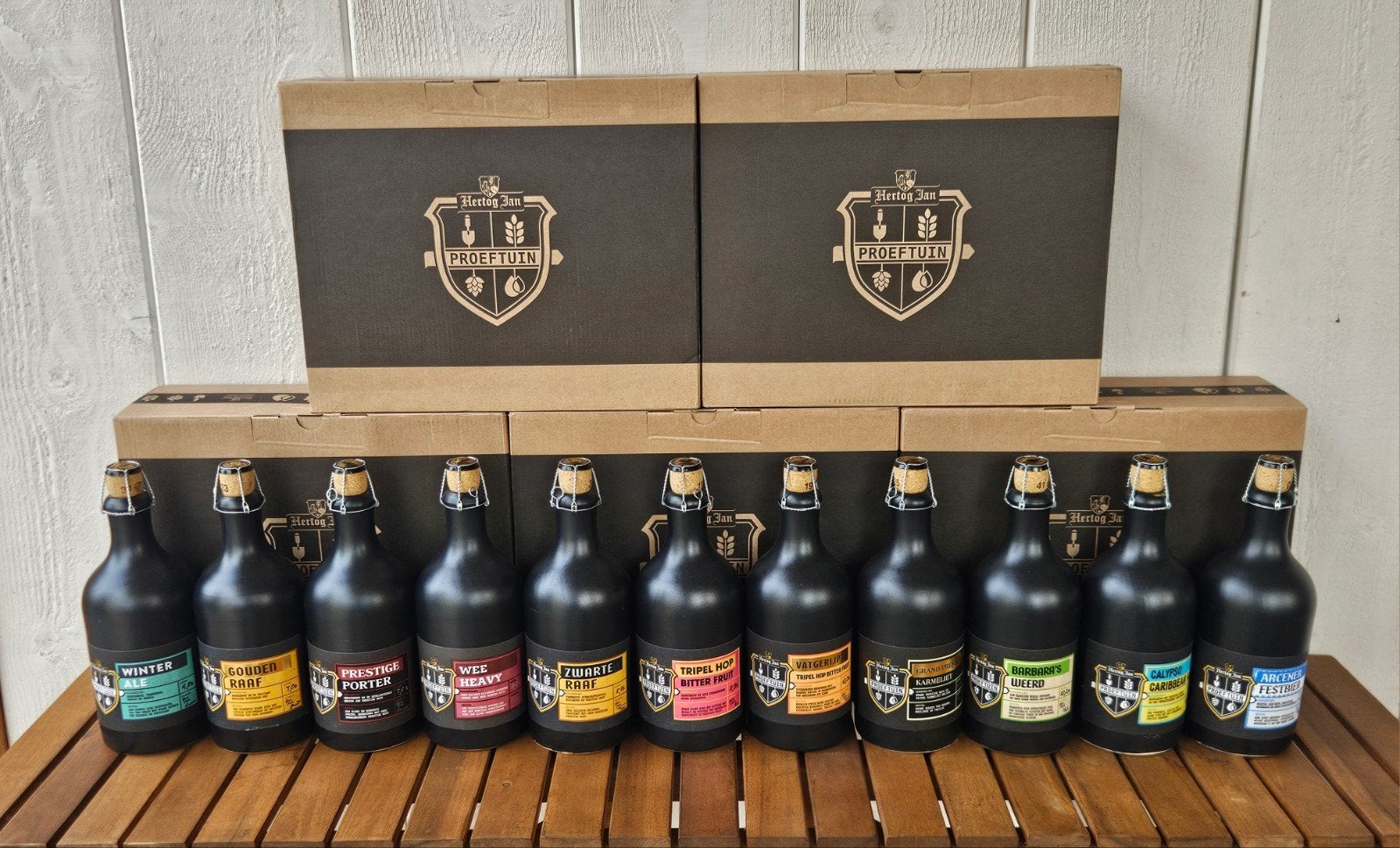 Hertog Jan Proeftuin & Grand Prestige bieren - 12 kruikjes, Ophalen of Verzenden, Nieuw, Flesje(s), Hertog Jan