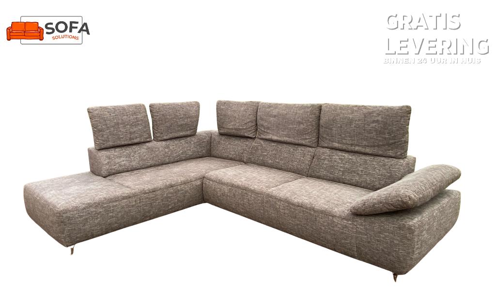 Montèl Unique Stoffen Hoekbank–Diepe Lounge–Gratis Levering, 250 tot 300 cm, Verzenden, Hoekbank, 75 tot 100 cm