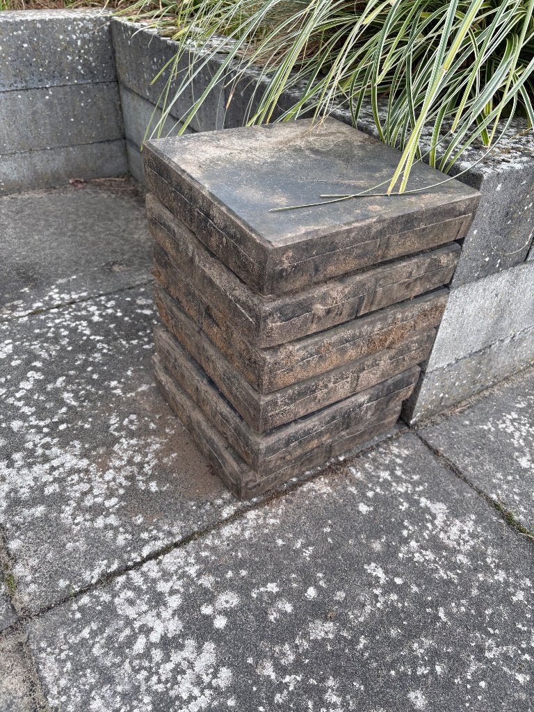 Gratis rubber tegels, Tuin en Terras, Tegels en Klinkers, Ophalen, Gebruikt, Rubber, Overige typen