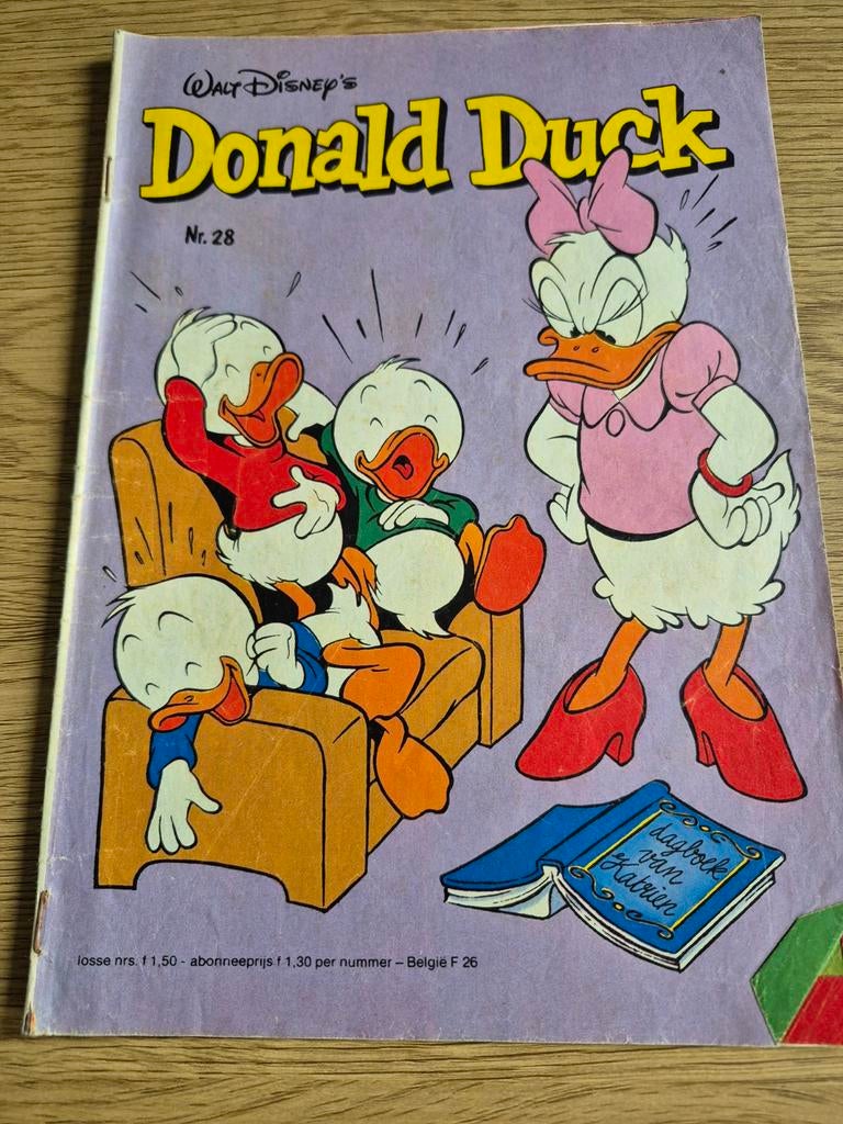 Donald Duck Weekblad Nr. 28 - Uit 1982, Eén stripboek, Ophalen of Verzenden, Gelezen, Walt Disney