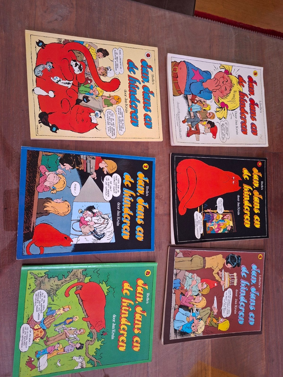 Jan, Jans en de Kinderen met grammofoonplaatje, Meerdere stripboeken, Ophalen of Verzenden, Gelezen, Jan Kruis