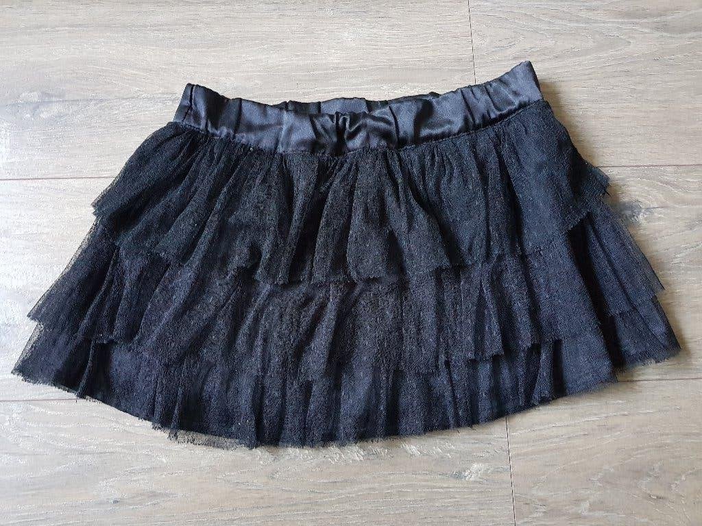 Rokje / strokenrok -- maat 134 / 8 - 9 jaar -- H&M, Gebruikt, Meisje, Ophalen of Verzenden, Jurk of Rok