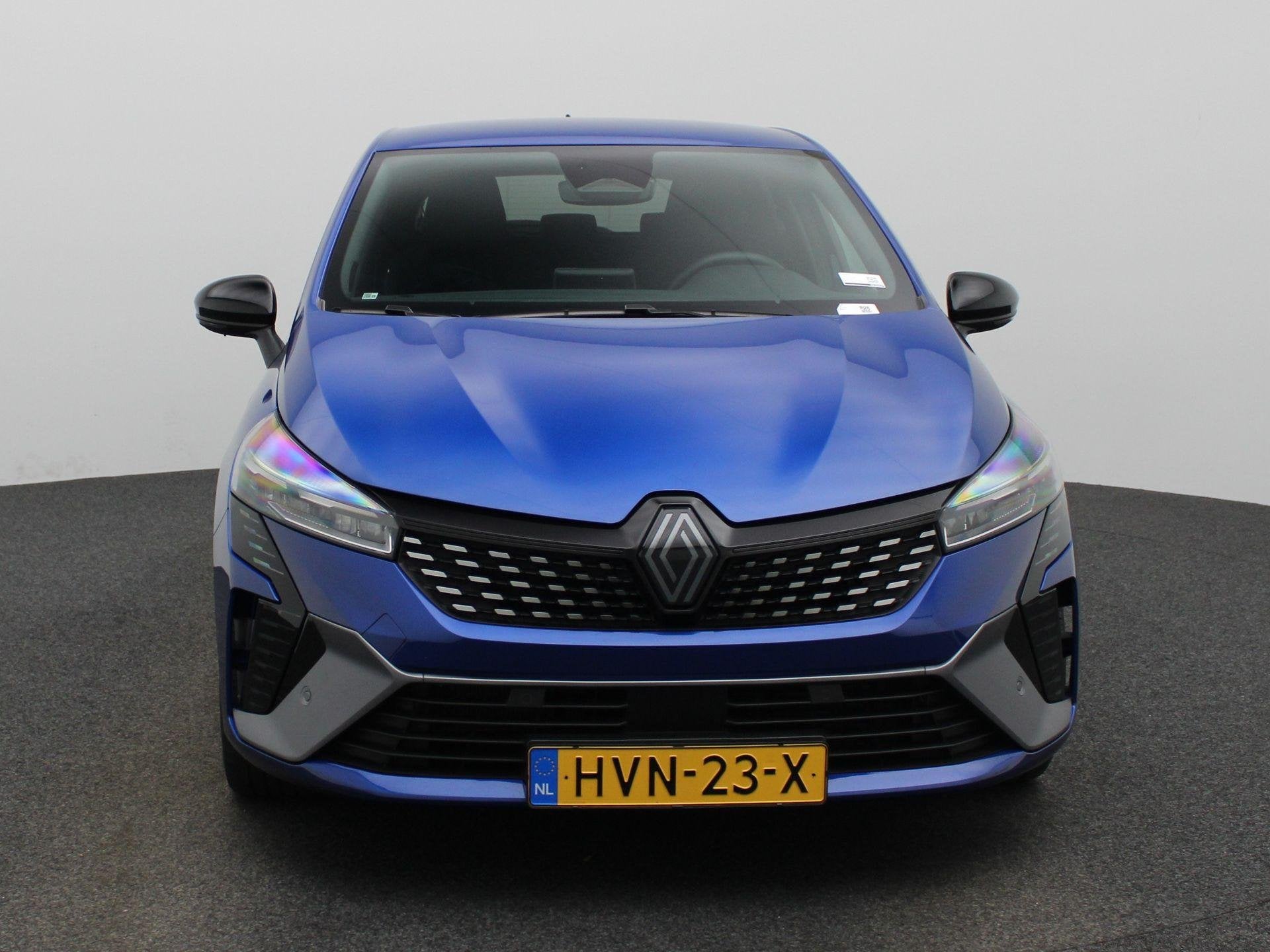 Renault Clio 1.6 E-Tech Full Hybrid 145 esprit Alpine | Navi, Auto's, Gebruikt, Euro 6, Blauw, Leder en Stof