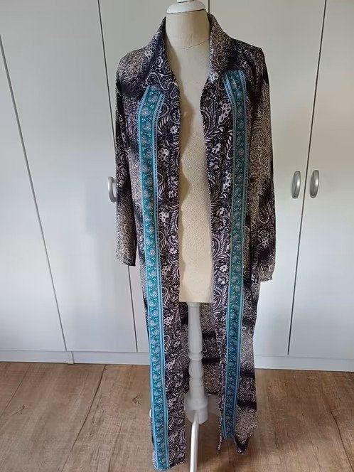 Zgan kimono, lange blouse, jurk, 1 maat (44- 46), Ophalen of Verzenden, Zo goed als nieuw, Maat 42/44 (L), Overige kleuren