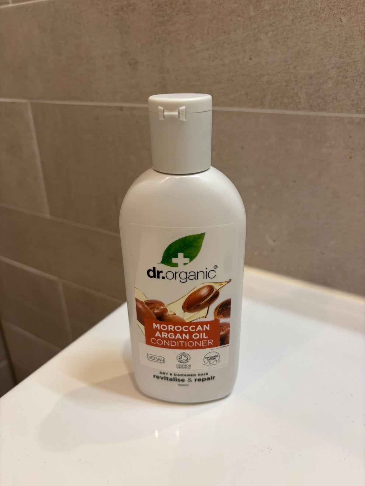 Dr. Organic Moroccan Oil Conditioner, Ophalen of Verzenden, Nieuw, Shampoo of Conditioner