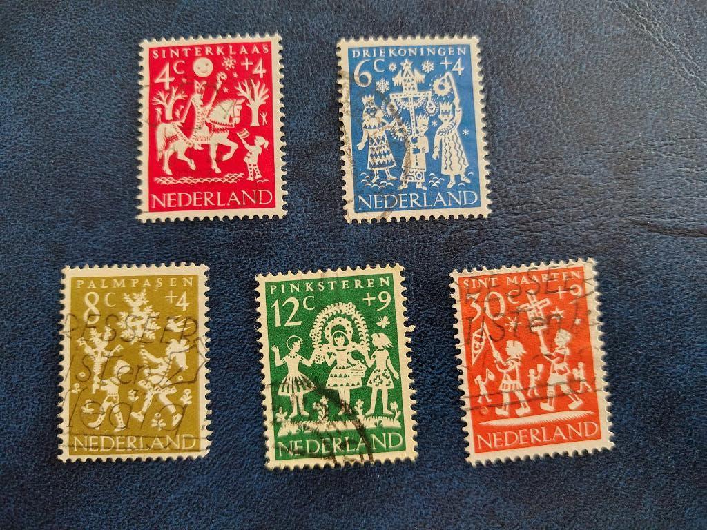 Kinderzegels 1961 NVPH 759-763, Postzegels en Munten, Verzenden, Na 1940, Gestempeld