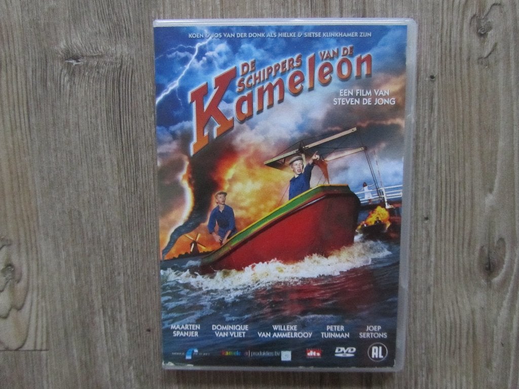 Dvd de schippers van de kameleon, Alle leeftijden, Ophalen of Verzenden, Zo goed als nieuw