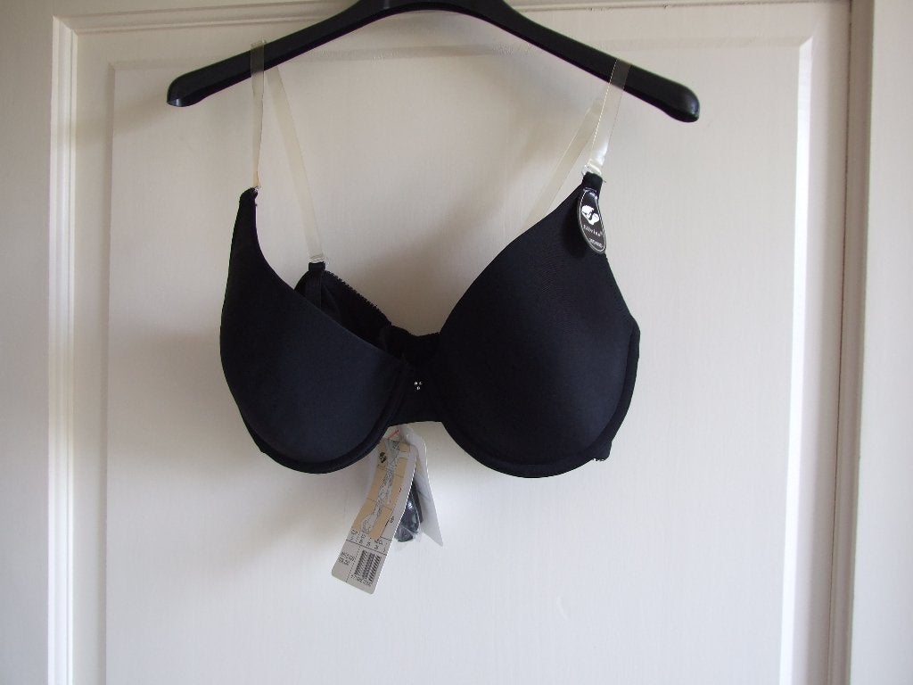 Elbrina zwarte nieuwe bh 80 D met 2 sets bandjes, Elbrina, Ophalen of Verzenden, Zwart, BH