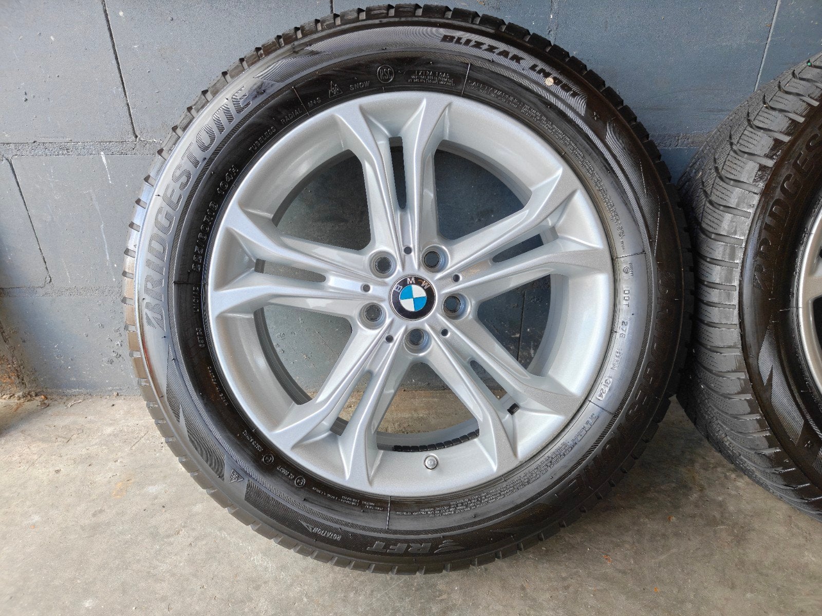 18" Originele BMW X3 X4 G01 G02 Winterset Bridgestone TPMS, 18 inch, Gebruikt, Banden en Velgen, 2289CC