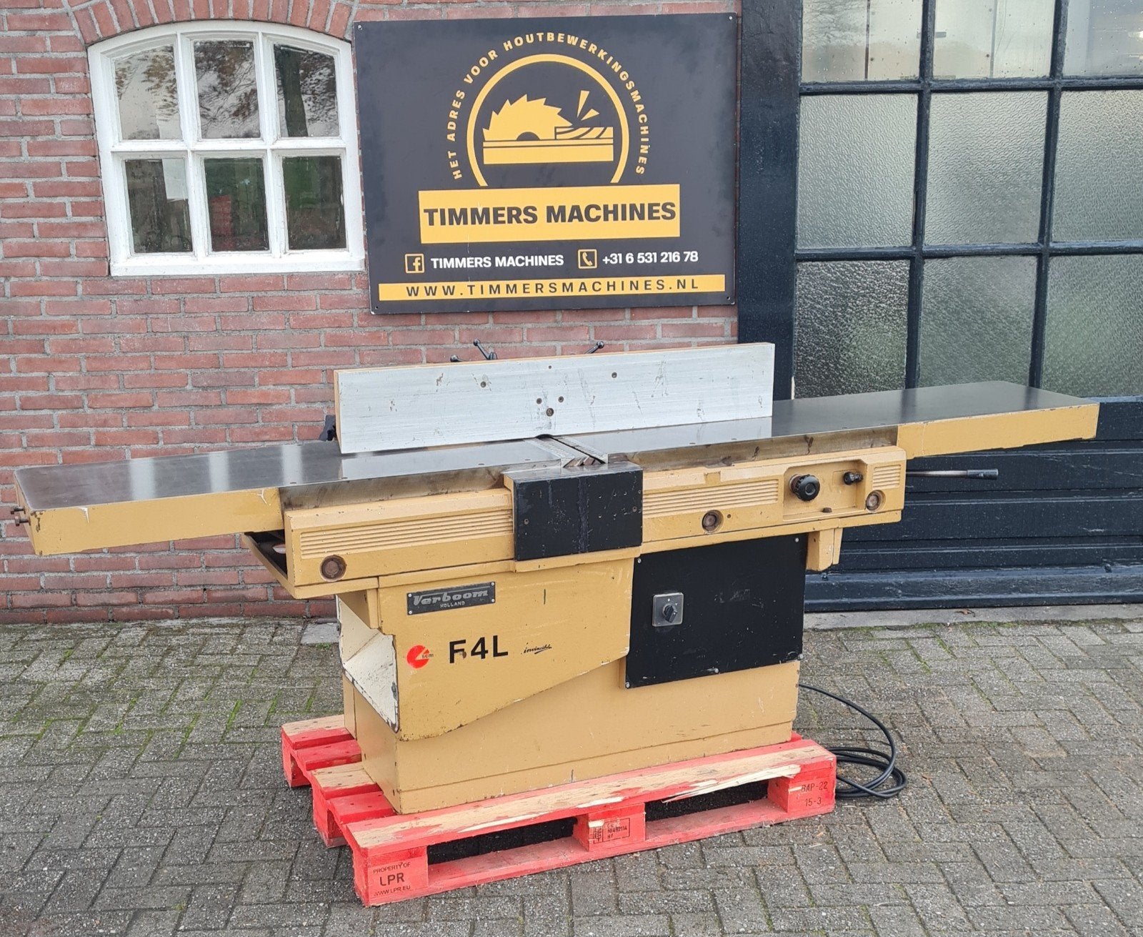 scm vlakbank 4 messen 400mm nieuwe elektra draait perfect, Doe-het-zelf en Verbouw, Ophalen of Verzenden, Zo goed als nieuw