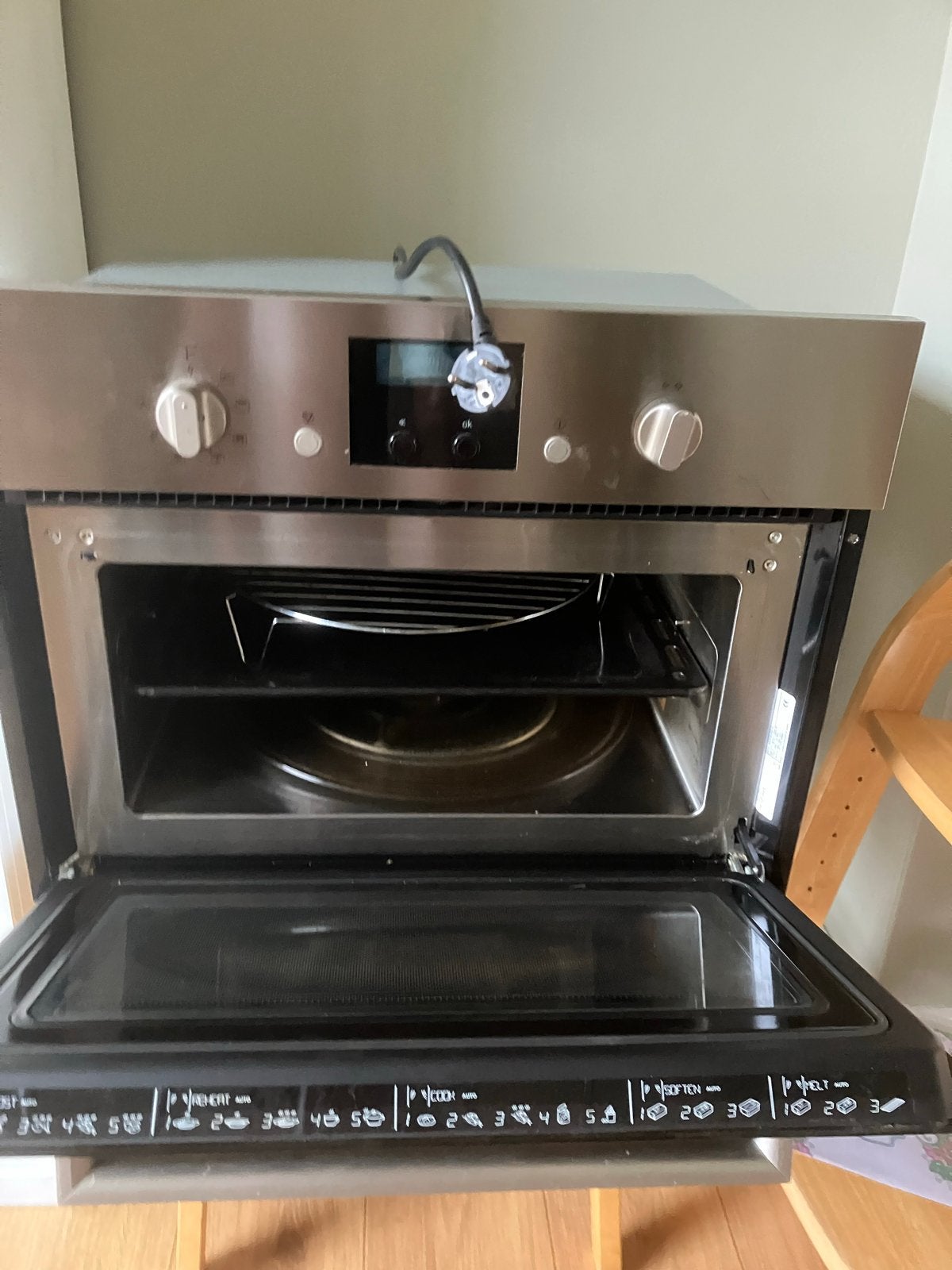 Bruynzeel Combi-oven - Zo goed als nieuw, Ophalen, 45 tot 50 cm, Hete lucht, Inbouw