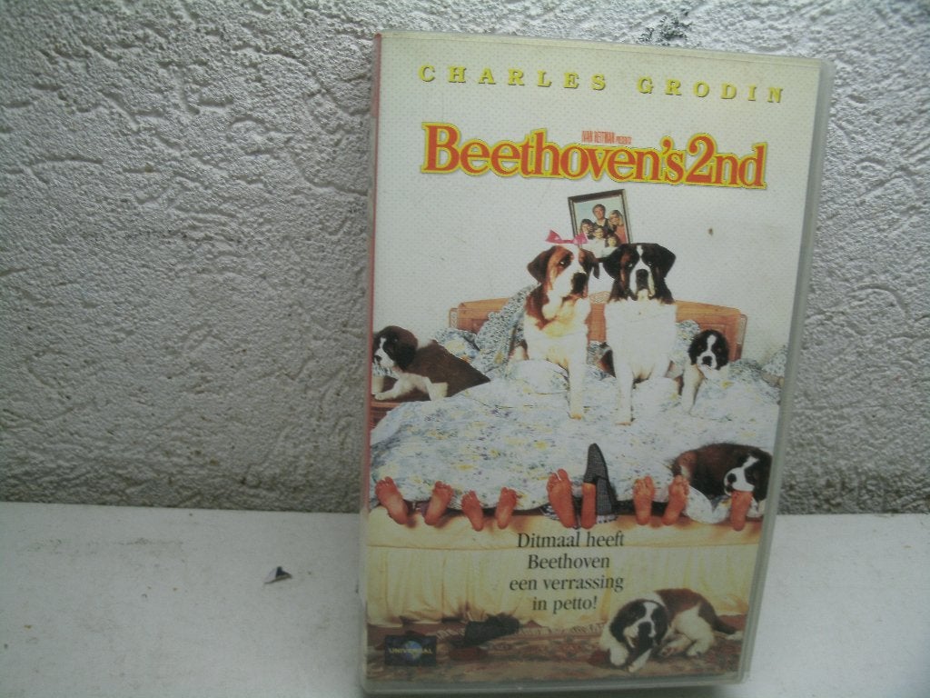 vhs 165a beethoven's 2 nd, Cd's en Dvd's, VHS | Film, Alle leeftijden, Ophalen of Verzenden, Zo goed als nieuw, Actie en Avontuur