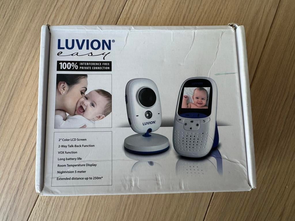 Luvion Easy Babyfoon met Camera en Terugspreekfunctie, Ophalen of Verzenden, Nieuw, 250 meter of meer, Camera