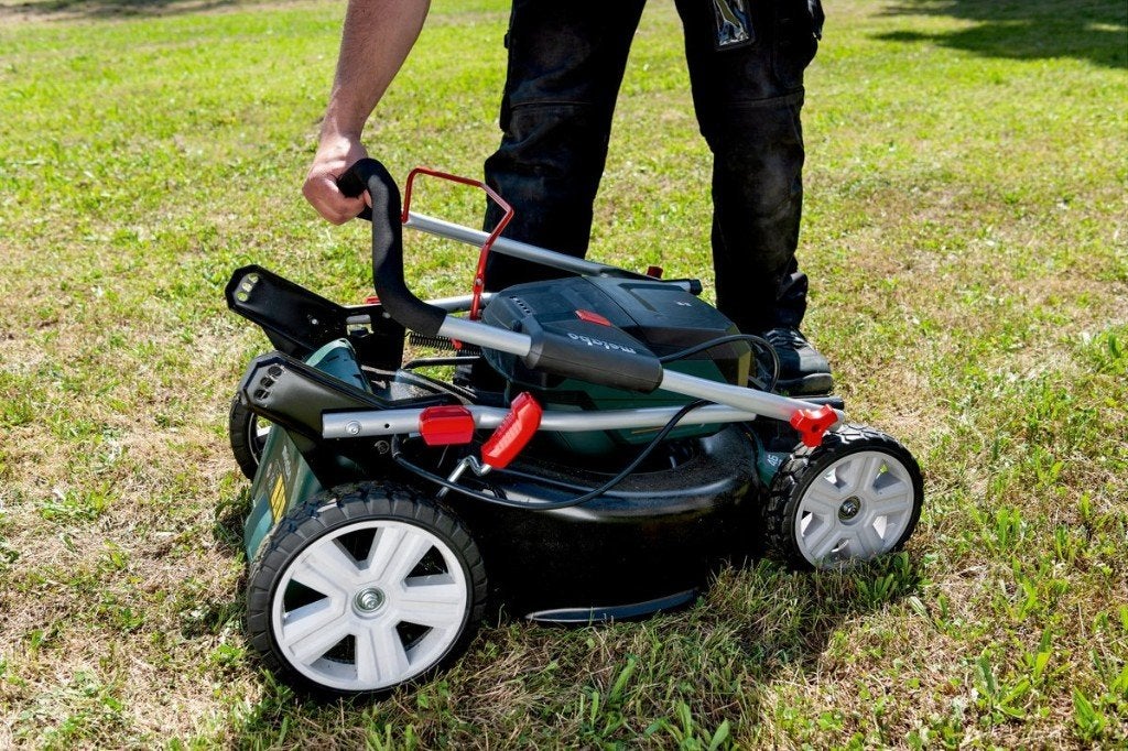 Nieuw! Metabo grasmaaier RM 36-18 LTX BL45, Cirkelmaaier, ., Accu-grasmaaier, Nieuw
