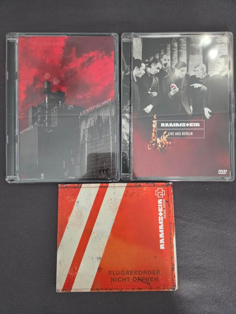 3x Rammstein cd en dvd Lichtspielhaus live aus berlin Reise, Ophalen of Verzenden, Zo goed als nieuw, Boxset