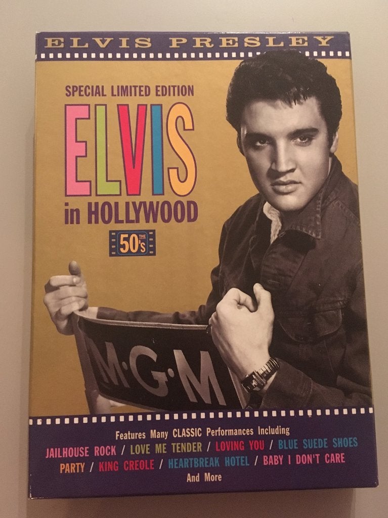 Elvis In Hollywood - CD & VHS Box Set - Genummerd Exemplaar, Verzenden, Zo goed als nieuw, Cd of Plaat