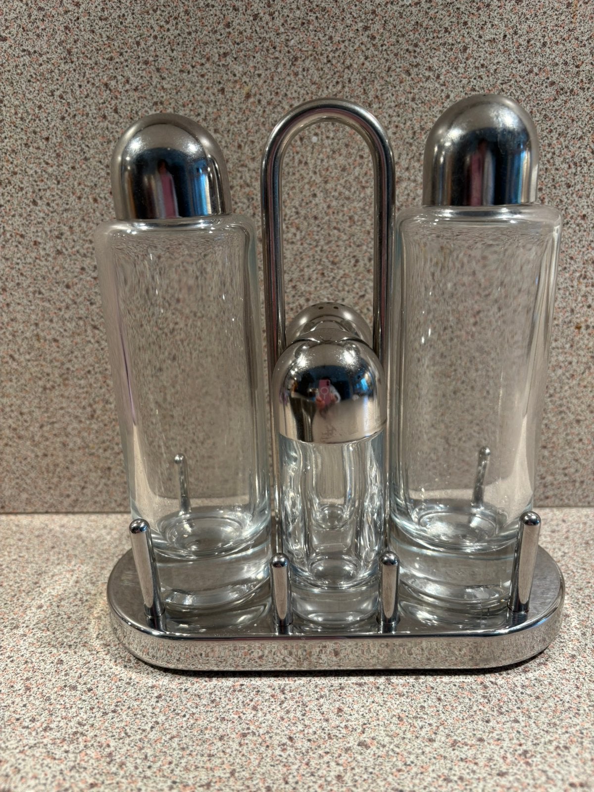 ALESSI OLIE-en AZIJNSTEL 5070 set van 4, Ophalen of Verzenden, Zo goed als nieuw