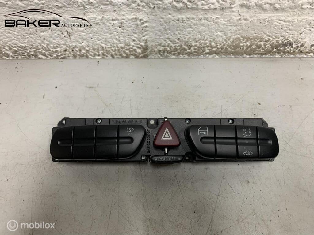 Bedieningspaneel dashbord Mercedes C-klasse W203 ('00-'07), Gebruikt, Mercedes-Benz, Ophalen of Verzenden, Mercedes-Benz