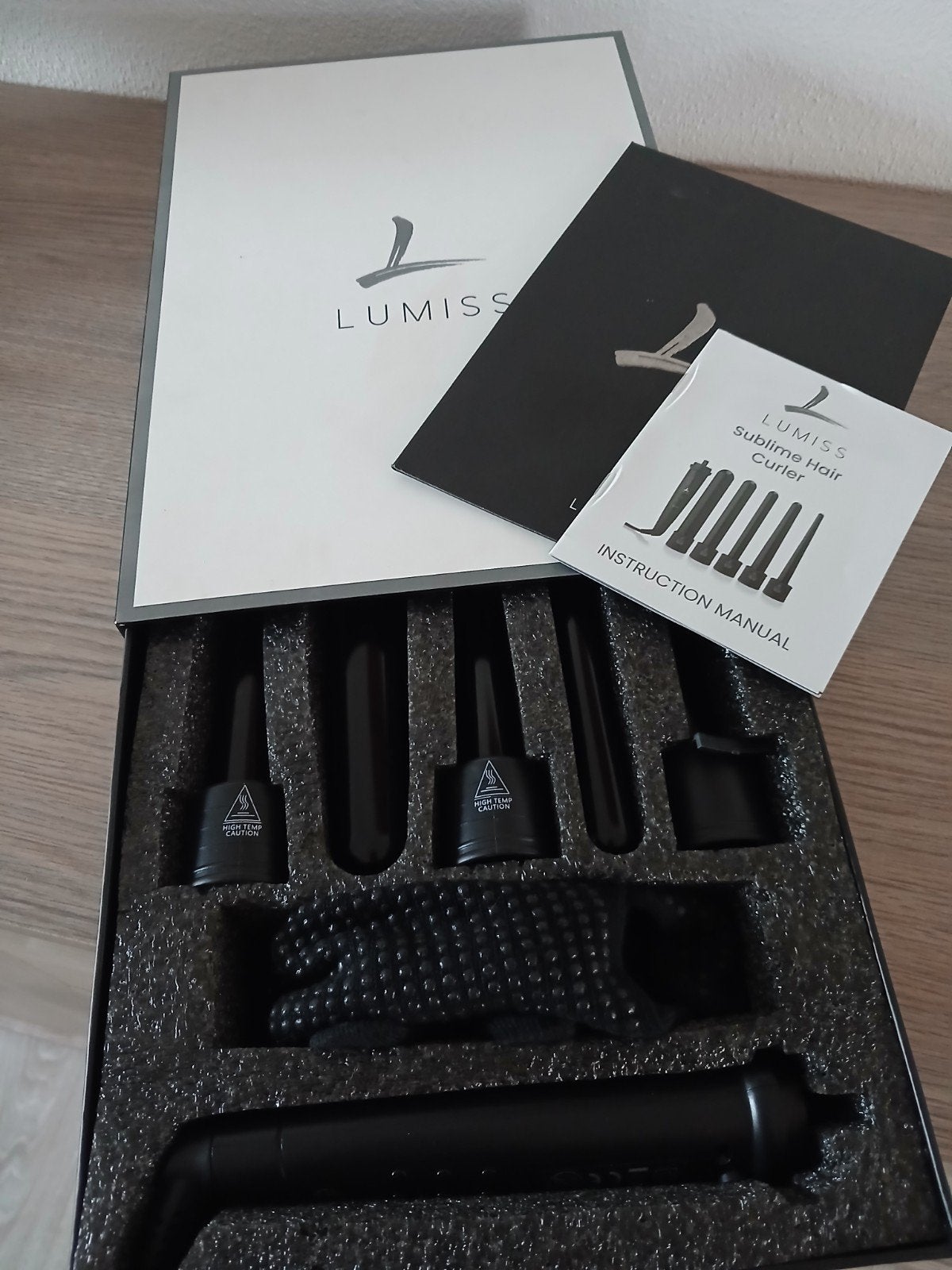 Lumiss Sublime Haircurler 5-in-1 Krultang Set, Ophalen of Verzenden, Zo goed als nieuw, Krultang of Stijltang