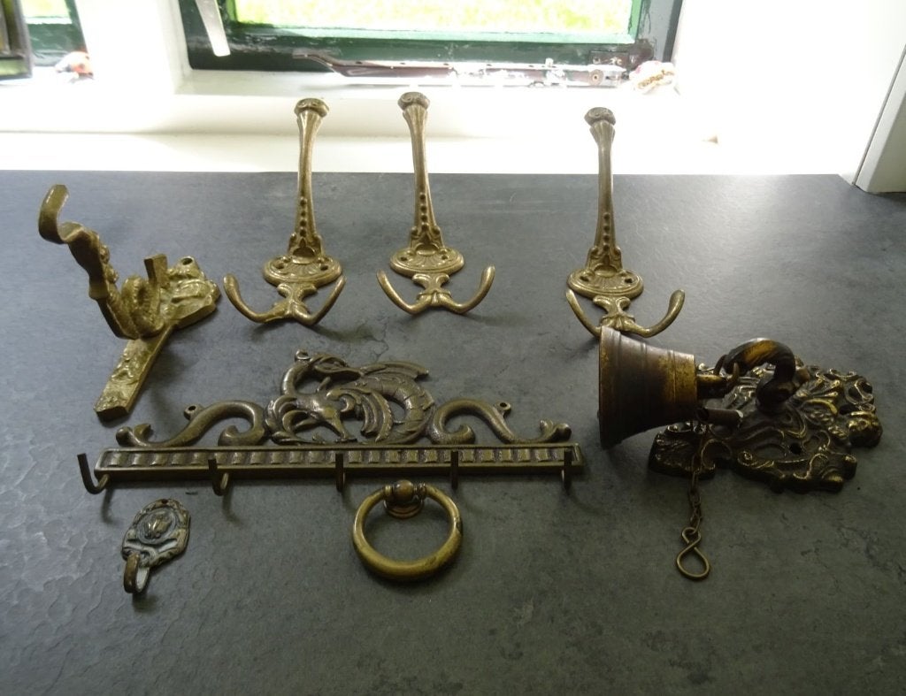 Bronzen of messing ornamenten., Ophalen of Verzenden