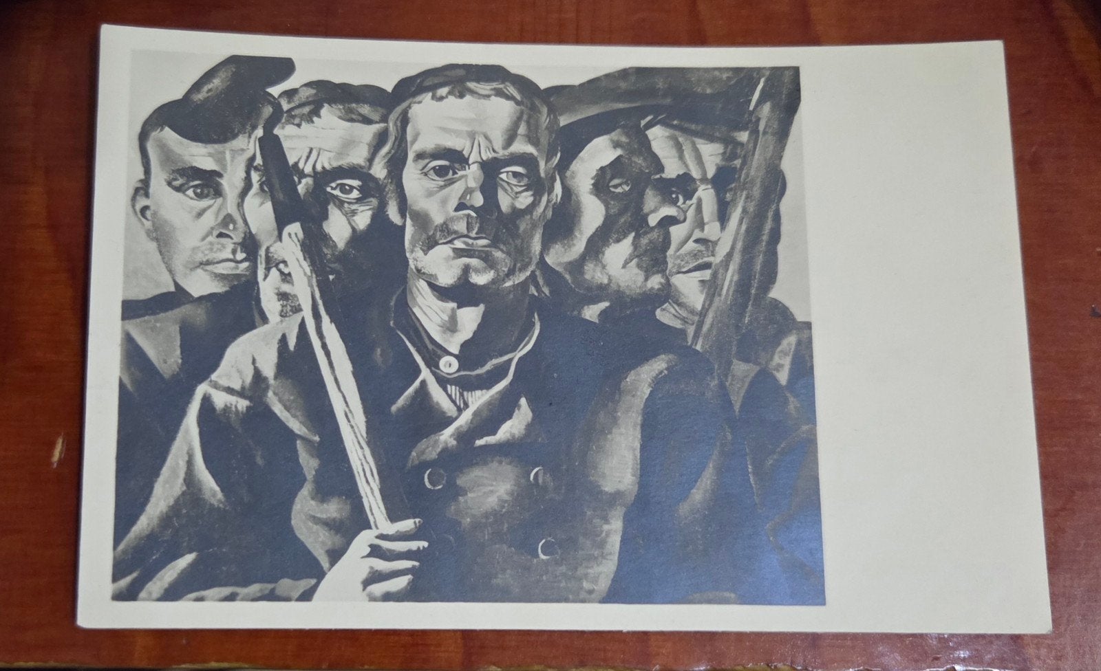 Ansichtkaart Charley Toorop - Zeeuwse boeren (1890), Ophalen of Verzenden, Voor 1920, Ongelopen, Ambachten of Beroep