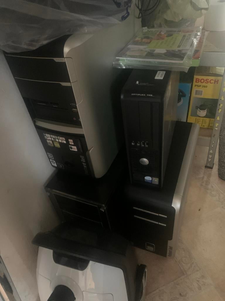 4 pc computers te koop - doe een goed bod!, Computers en Software, Desktop Pc's, Gebruikt, HDD, Minder dan 4 GB, Ophalen of Verzenden