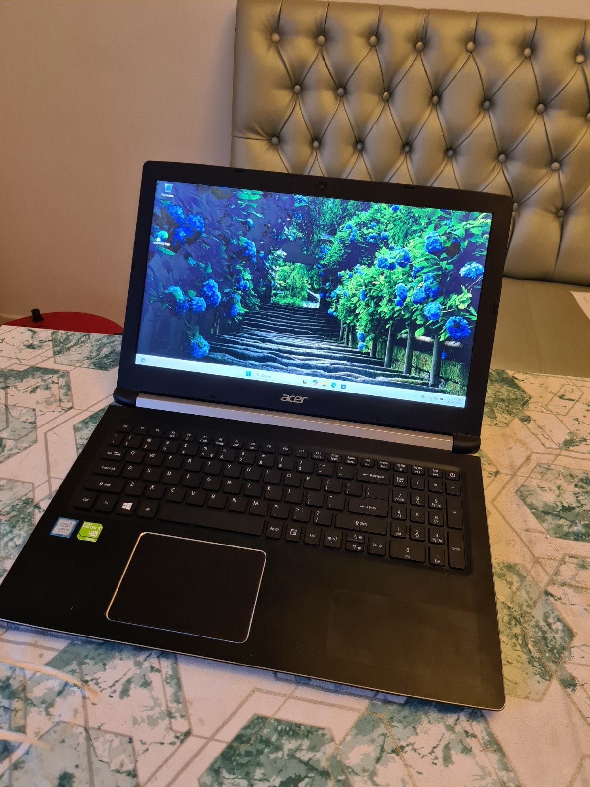 Acer 15,6inch Full HD i5 2,4Ghz/128Gb+1TB/12Gb ram/Nvidea2Gb, Met videokaart, 2 tot 3 Ghz, Ophalen of Verzenden, Zo goed als nieuw
