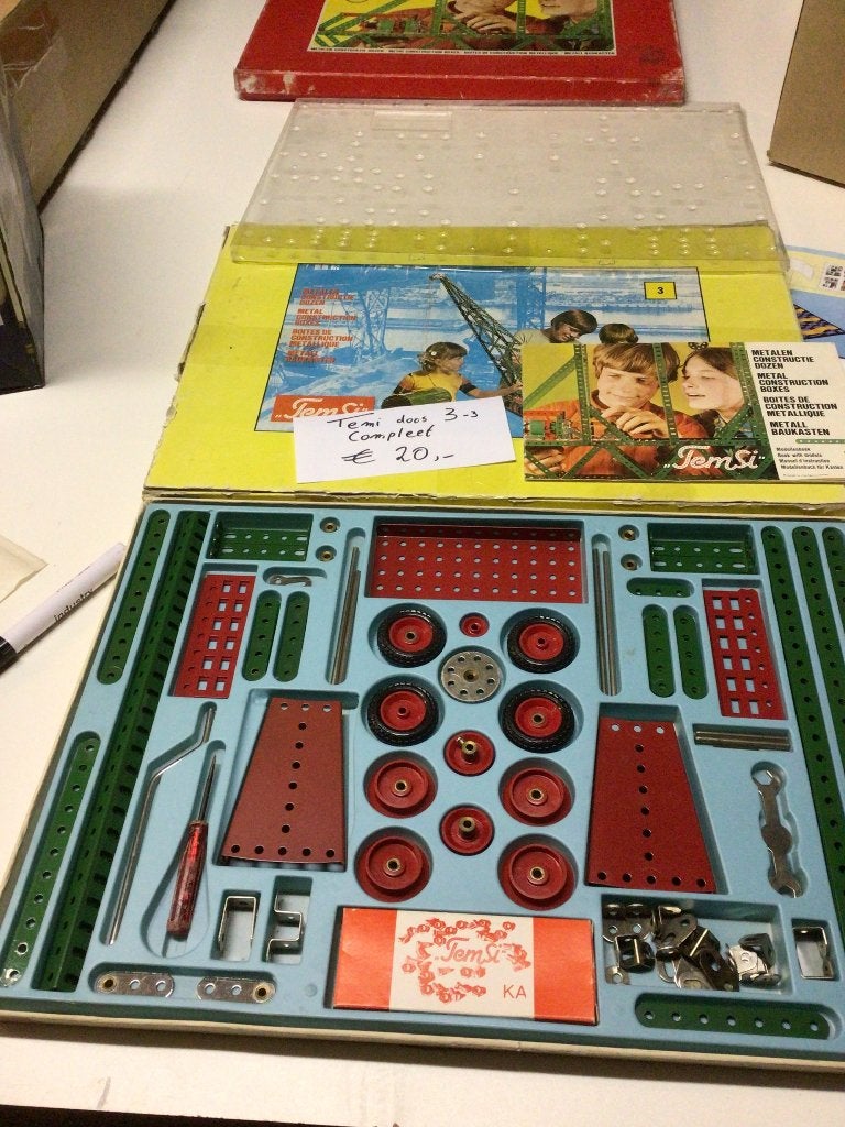 temsi  meccano compleet verschillende dozen, Antiek en Kunst, Antiek | Speelgoed, Ophalen of Verzenden