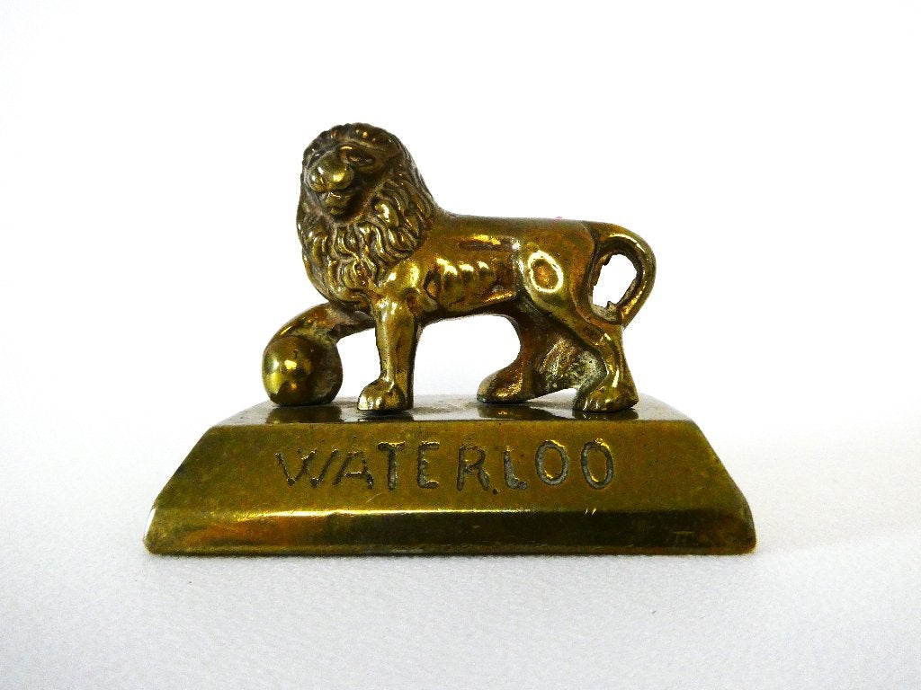2 Beelden Leeuw van Waterloo XVIII JUIN MDCCCXV, Ophalen of Verzenden