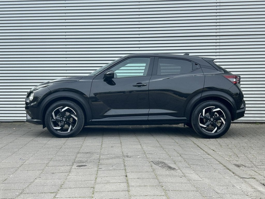 Nissan Juke 1.0 DIG-T Acenta | Applecarplay | CruiseControl, Auto's, Nissan, Euro 6, Zwart, Bedrijf, 3 cilinders