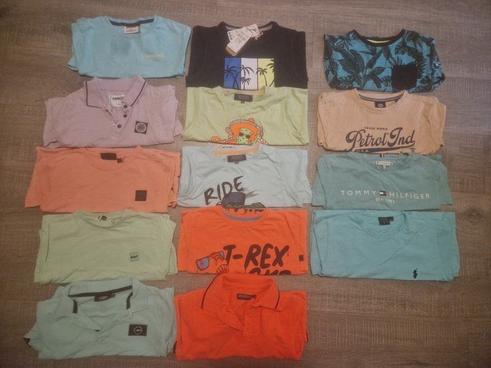 Grote partij jongens shirts - diverse merken en maten, Ophalen of Verzenden, Gebruikt, Diverse merken, Jongen