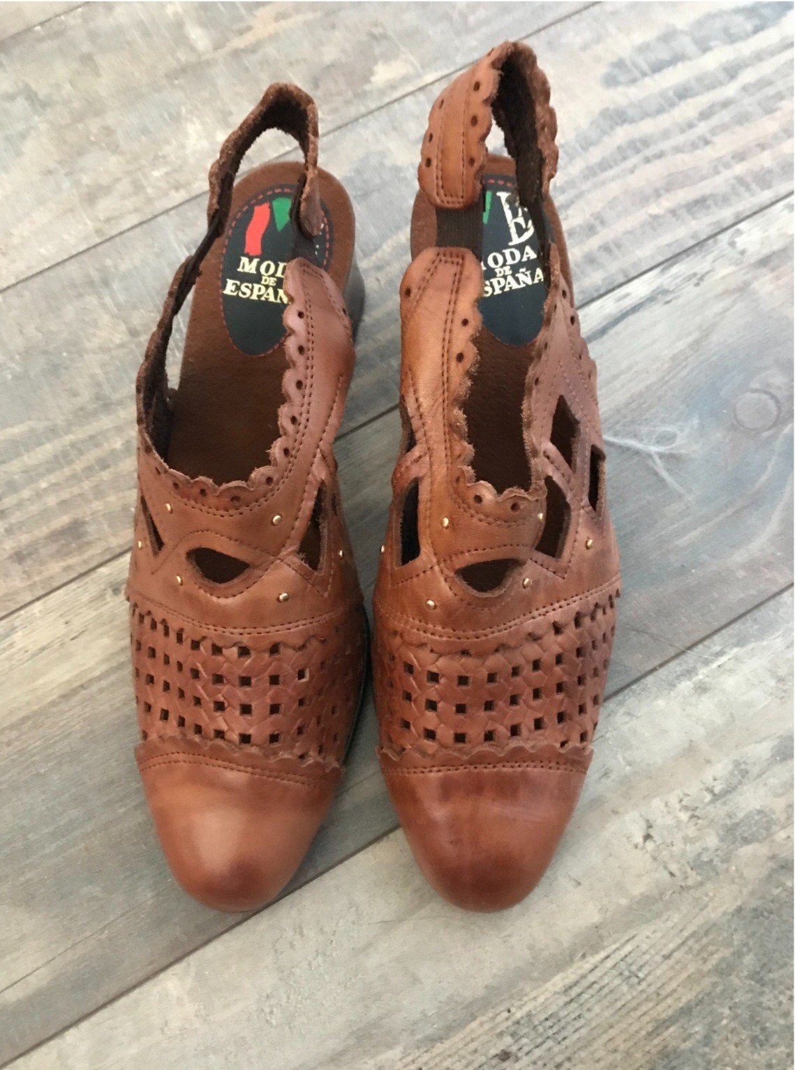 Nieuwe Handgemaakte Leren Spaanse Schoenen, Nieuw, Sandalen of Muiltjes, Moda de España, Ophalen of Verzenden