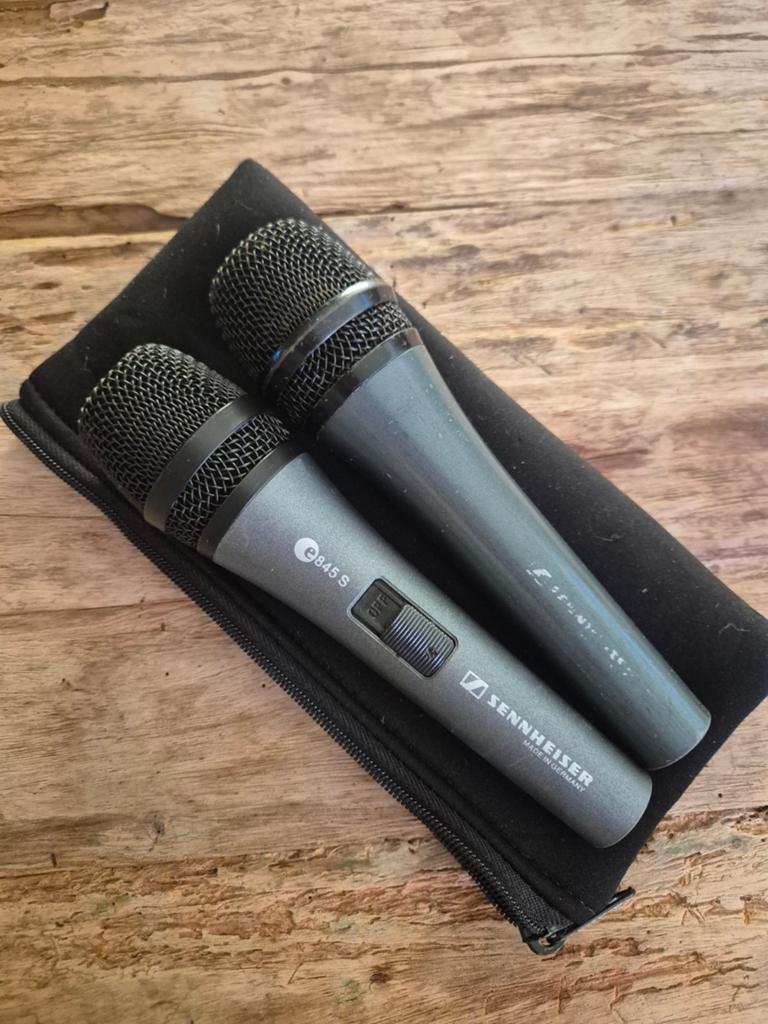 Sennheiser (1x e845) S Microfoons (set van 2), Muziek en Instrumenten, Microfoons, Gebruikt, Zangmicrofoon, Ophalen of Verzenden