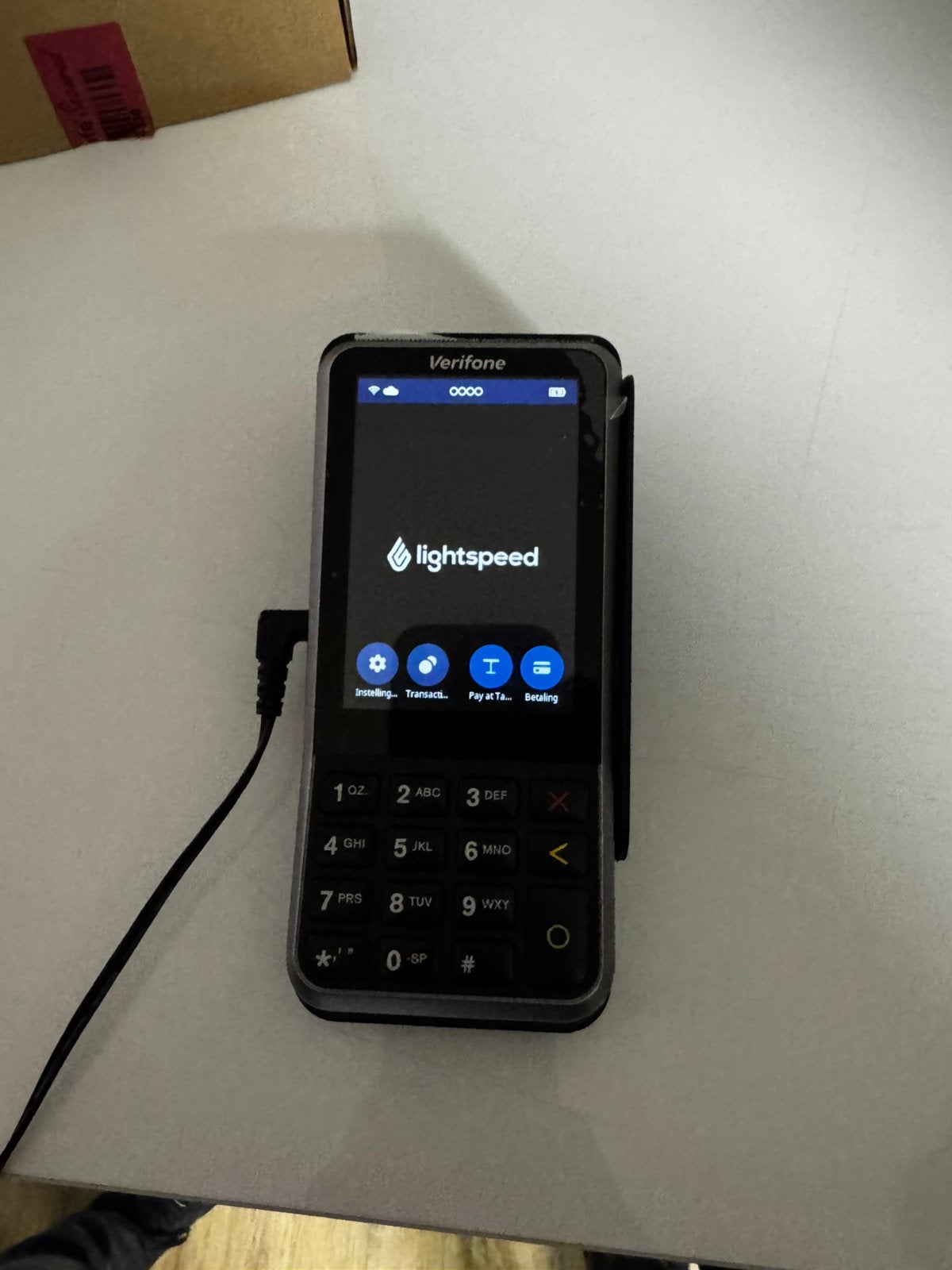 Verifone pinapparaat, Ophalen of Verzenden, Zo goed als nieuw, Zonder simlock