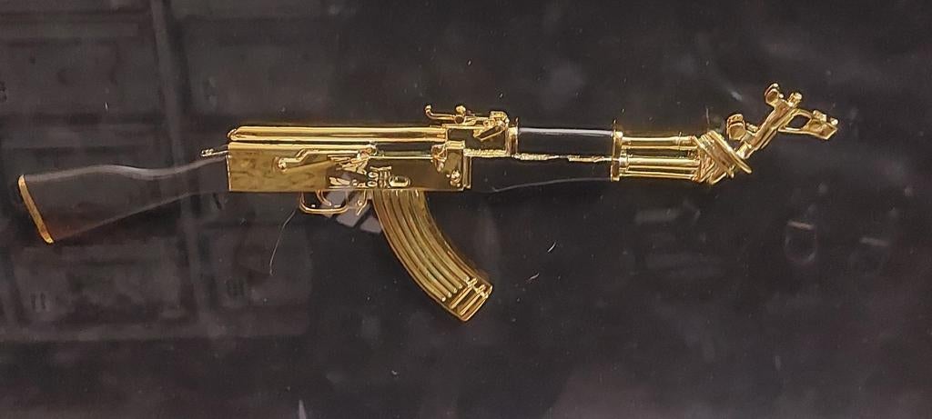 Ingelijste AK 47, Ophalen of Verzenden, Nieuw