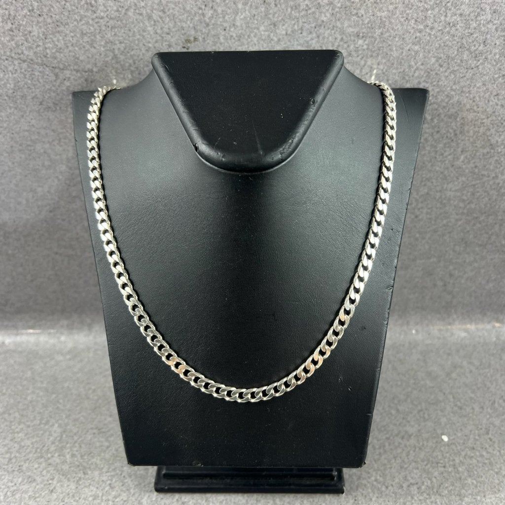 Zilveren Ketting | 39,82g | AG925 | gourmet | 61m | 413887, Ophalen of Verzenden, Gebruikt, Zilver, Zilver