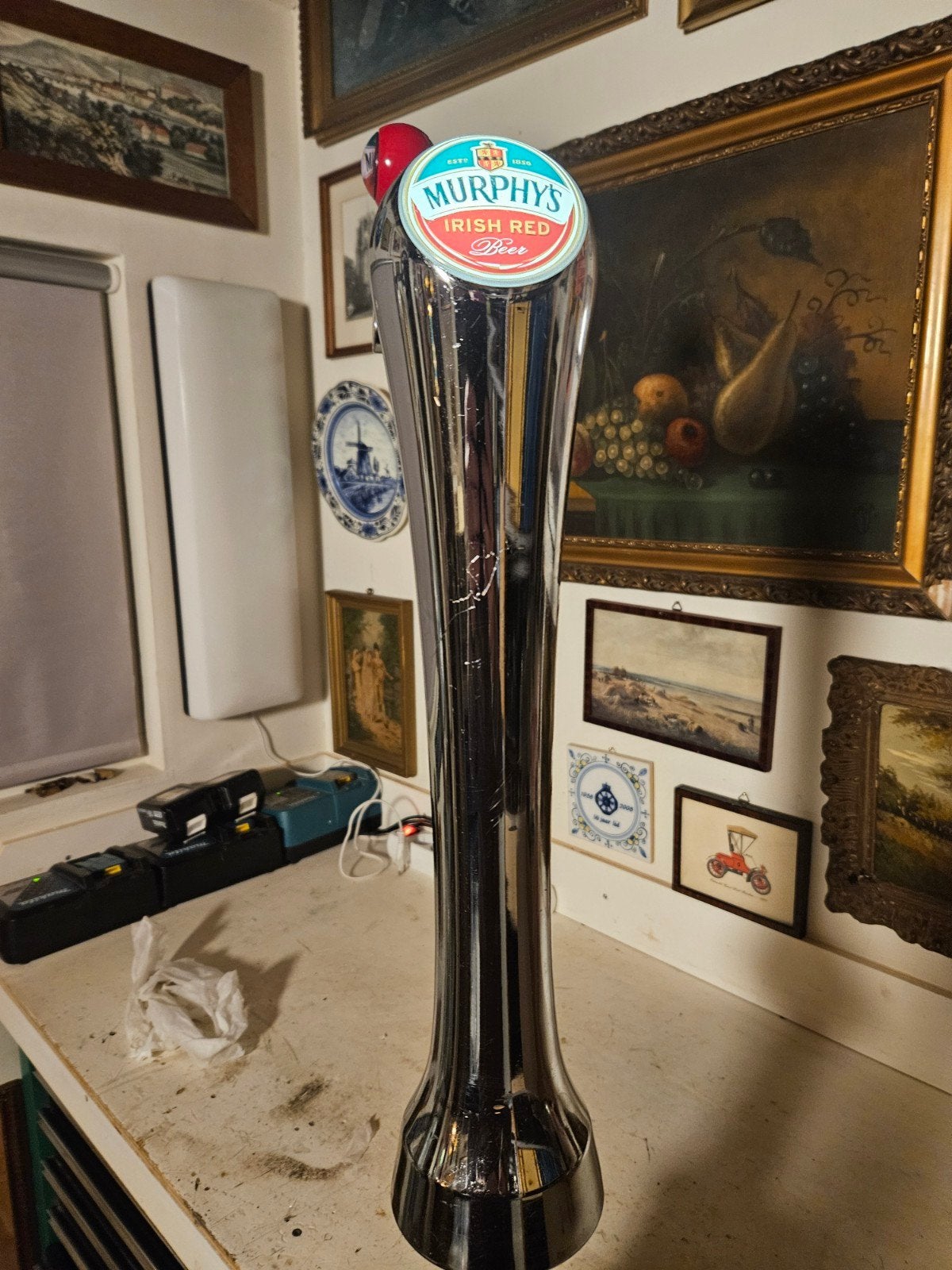 Murphys  tapzuil met verlichting, Ophalen of Verzenden, Gebruikt