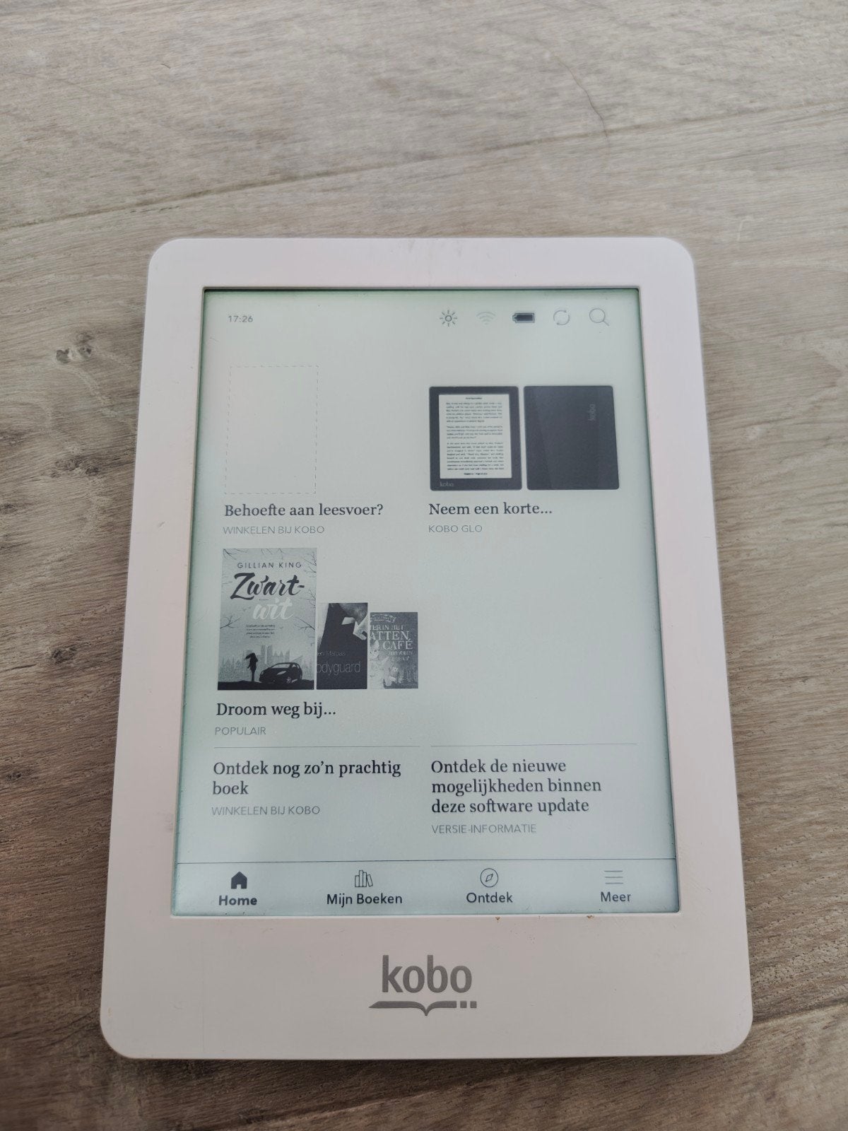 Kobo glo wit in goede staat, Ophalen of Verzenden, Zo goed als nieuw