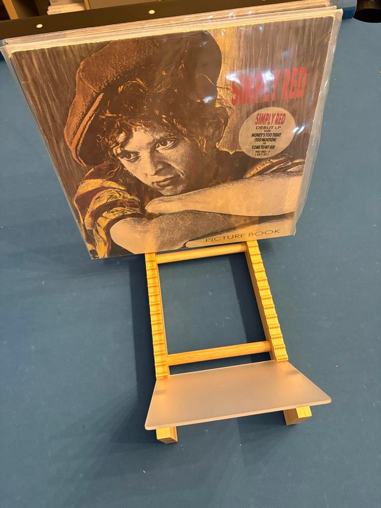 Houten standaard voor LP's of singles, Cd's en Dvd's, Vinyl | Overige Vinyl, Ophalen of Verzenden, Zo goed als nieuw, Overige formaten