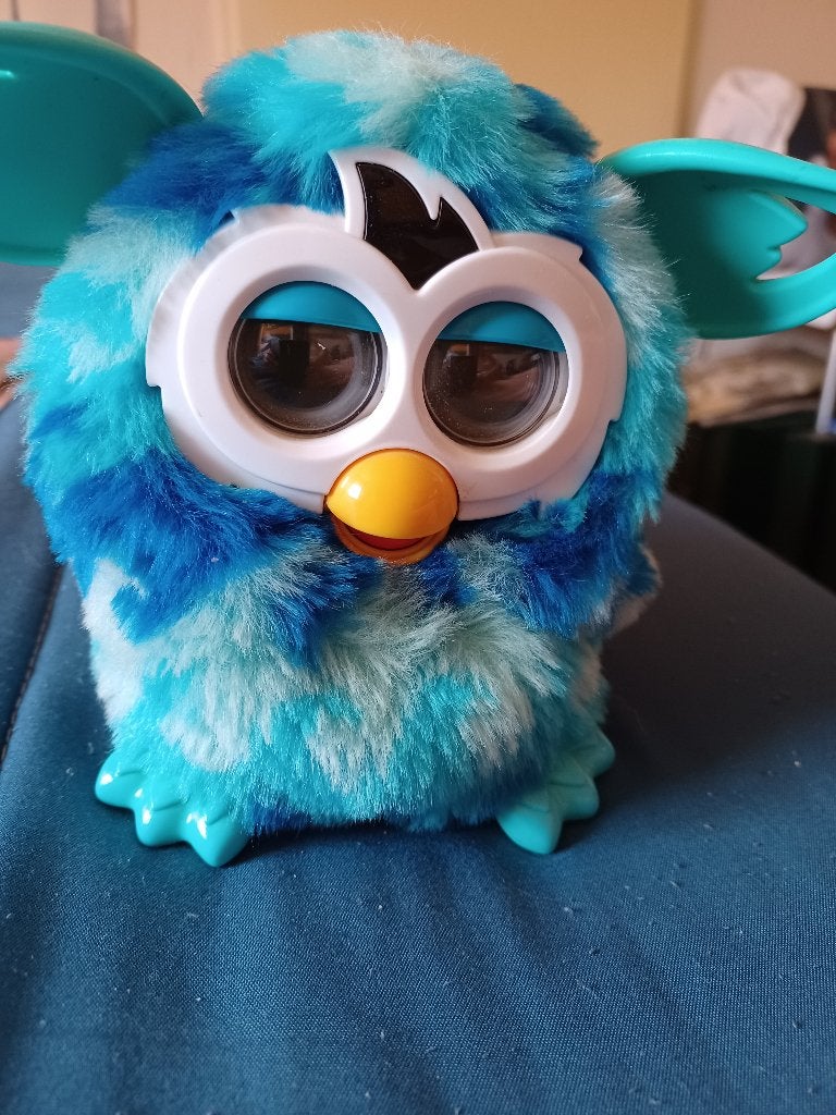 Furby blauw met wit  het is ophalen, Ophalen, Blauw, Zo goed als nieuw, Overige typen