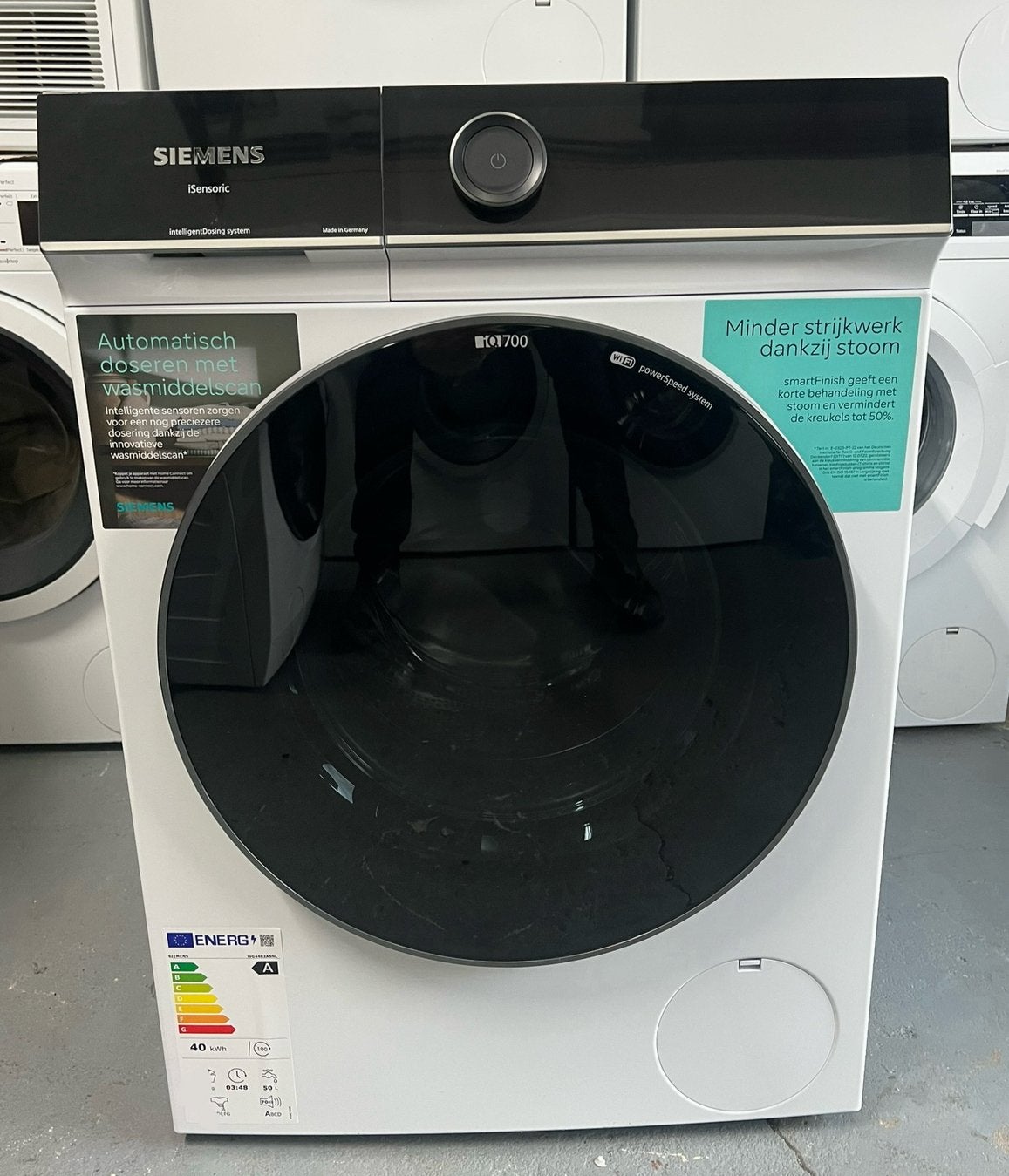 Siemens IQ700 wasmachine 10KG 1600 toeren WiFi en i-Dos, 8 tot 10 kg, Ophalen of Verzenden, 85 tot 90 cm, 1600 toeren of meer