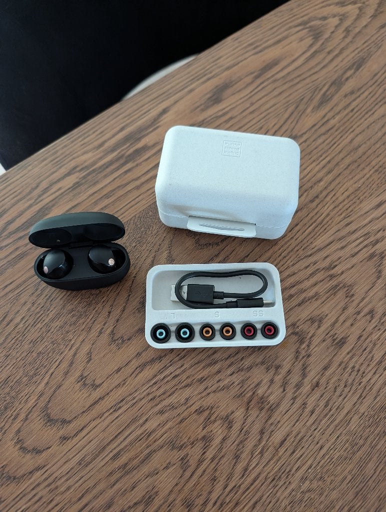 Sony earbuds wh-1000xm5, Zwart, Nieuw, Sony, In oorschelp (earbud)